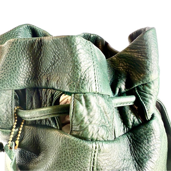Green Leather Shoulder Bag - Picture 7 of 12